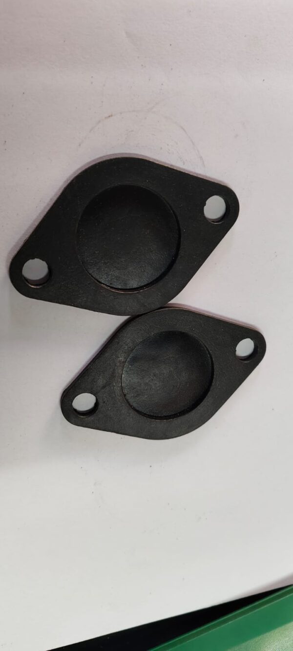 Rubber flank gasket